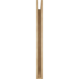 Ekena Millwork - BKTUR035X36X40TRA06RCPR - Timberthane Faux Wood Traditional Style Bracket, Slat Ends, 3 1/2"W x 36"D x 40"H, Primed Tan