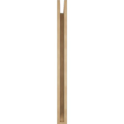 Ekena Millwork - BKTUR035X36X44TRA06RCPR - Timberthane Faux Wood Traditional Style Bracket, Slat Ends, 3 1/2"W x 36"D x 44"H, Primed Tan