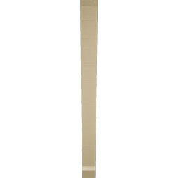 Ekena Millwork - BKTUR035X38X42TRA06RCPR - Timberthane Faux Wood Traditional Style Bracket, Slat Ends, 3 1/2"W x 38"D x 42"H, Primed Tan