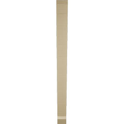 Ekena Millwork - BKTUR035X38X44TRA06RCPR - Timberthane Faux Wood Traditional Style Bracket, Slat Ends, 3 1/2"W x 38"D x 44"H, Primed Tan