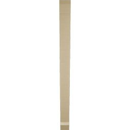 Ekena Millwork - BKTUR035X38X46TRA06RCPR - Timberthane Faux Wood Traditional Style Bracket, Slat Ends, 3 1/2"W x 38"D x 46"H, Primed Tan