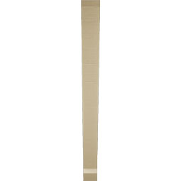 Ekena Millwork - BKTUR035X40X40TRA06RCPR - Timberthane Faux Wood Traditional Style Bracket, Slat Ends, 3 1/2"W x 40"D x 40"H, Primed Tan