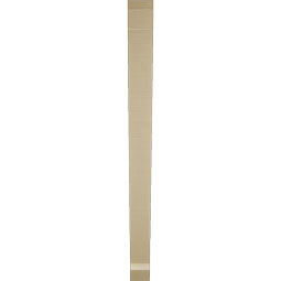 Ekena Millwork - BKTUR035X40X44TRA06RCPR - Timberthane Faux Wood Traditional Style Bracket, Slat Ends, 3 1/2"W x 40"D x 44"H, Primed Tan