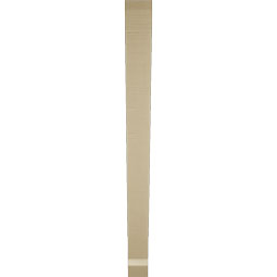 Ekena Millwork - BKTUR035X42X42TRA06RCPR - Timberthane Faux Wood Traditional Style Bracket, Slat Ends, 3 1/2"W x 42"D x 42"H, Primed Tan