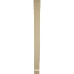 Ekena Millwork - BKTUR035X44X44TRA06RCPR - Timberthane Faux Wood Traditional Style Bracket, Slat Ends, 3 1/2"W x 44"D x 44"H, Primed Tan