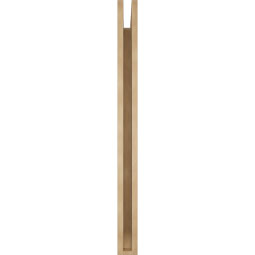 Ekena Millwork - BKTUR035X44X44TRA06RCPR - Timberthane Faux Wood Traditional Style Bracket, Slat Ends, 3 1/2"W x 44"D x 44"H, Primed Tan