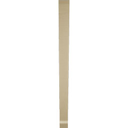 Ekena Millwork - BKTUR035X44X48TRA06RCPR - Timberthane Faux Wood Traditional Style Bracket, Slat Ends, 3 1/2"W x 44"D x 48"H, Primed Tan