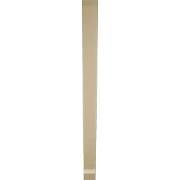 Ekena Millwork - BKTUR035X46X46TRA06RCPR - Timberthane Faux Wood Traditional Style Bracket, Slat Ends, 3 1/2"W x 46"D x 46"H, Primed Tan