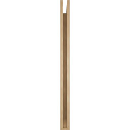 Ekena Millwork - BKTUR035X48X48TRA06RCPR - Timberthane Faux Wood Traditional Style Bracket, Slat Ends, 3 1/2"W x 48"D x 48"H, Primed Tan