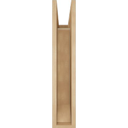 Ekena Millwork - BKTUR055X18X30TRA06RCPR - Timberthane Faux Wood Traditional Style Bracket, Slat Ends, 5 1/2"W x 18"D x 30"H, Primed Tan