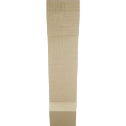 Ekena Millwork - BKTUR055X20X24TRA06RCPR - Timberthane Faux Wood Traditional Style Bracket, Slat Ends, 5 1/2"W x 20"D x 24"H, Primed Tan