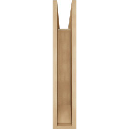 Ekena Millwork - BKTUR055X22X30TRA06RCPR - Timberthane Faux Wood Traditional Style Bracket, Slat Ends, 5 1/2"W x 22"D x 30"H, Primed Tan