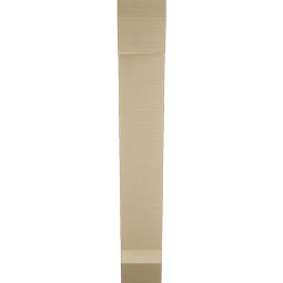 Ekena Millwork - BKTUR055X24X36TRA06RCPR - Timberthane Faux Wood Traditional Style Bracket, Slat Ends, 5 1/2"W x 24"D x 36"H, Primed Tan