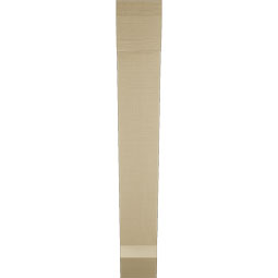 Ekena Millwork - BKTUR055X30X38TRA06RCPR - Timberthane Faux Wood Traditional Style Bracket, Slat Ends, 5 1/2"W x 30"D x 38"H, Primed Tan