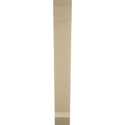Ekena Millwork - BKTUR055X30X42TRA06RCPR - Timberthane Faux Wood Traditional Style Bracket, Slat Ends, 5 1/2"W x 30"D x 42"H, Primed Tan