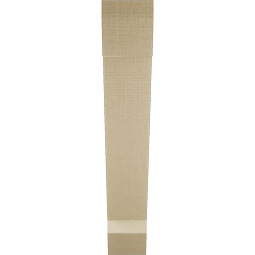 Ekena Millwork - BKTUR055X32X32TRA06RCPR - Timberthane Faux Wood Traditional Style Bracket, Slat Ends, 5 1/2"W x 32"D x 32"H, Primed Tan