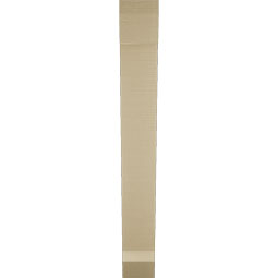 Ekena Millwork - BKTUR055X32X44TRA06RCPR - Timberthane Faux Wood Traditional Style Bracket, Slat Ends, 5 1/2"W x 32"D x 44"H, Primed Tan