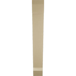 Ekena Millwork - BKTUR055X34X40TRA06RCPR - Timberthane Faux Wood Traditional Style Bracket, Slat Ends, 5 1/2"W x 34"D x 40"H, Primed Tan