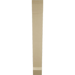 Ekena Millwork - BKTUR055X34X42TRA06RCPR - Timberthane Faux Wood Traditional Style Bracket, Slat Ends, 5 1/2"W x 34"D x 42"H, Primed Tan