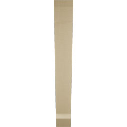 Ekena Millwork - BKTUR055X36X42TRA06RCPR - Timberthane Faux Wood Traditional Style Bracket, Slat Ends, 5 1/2"W x 36"D x 42"H, Primed Tan