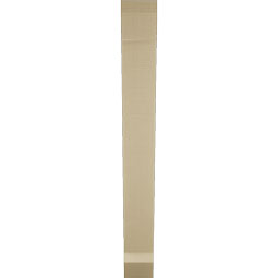 Ekena Millwork - BKTUR055X36X48TRA06RCPR - Timberthane Faux Wood Traditional Style Bracket, Slat Ends, 5 1/2"W x 36"D x 48"H, Primed Tan