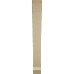 Ekena Millwork - BKTUR055X40X48TRA06RCPR - Timberthane Faux Wood Traditional Style Bracket, Slat Ends, 5 1/2"W x 40"D x 48"H, Primed Tan