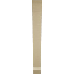 Ekena Millwork - BKTUR055X42X48TRA06RCPR - Timberthane Faux Wood Traditional Style Bracket, Slat Ends, 5 1/2"W x 42"D x 48"H, Primed Tan