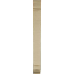 Ekena Millwork - BKTUR035X22X34IMP01RCPR - Timberthane Faux Wood Imperial Style Bracket, Traditional Ends, 3 1/2"W x 22"D x 34"H, Primed Tan