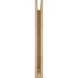 Ekena Millwork - BKTUR035X22X34IMP01RCPR - Timberthane Faux Wood Imperial Style Bracket, Traditional Ends, 3 1/2"W x 22"D x 34"H, Primed Tan