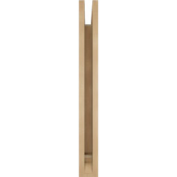 Ekena Millwork - BKTUR035X24X32IMP01RCPR - Timberthane Faux Wood Imperial Style Bracket, Traditional Ends, 3 1/2"W x 24"D x 32"H, Primed Tan