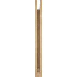 Ekena Millwork - BKTUR035X24X36IMP01RCPR - Timberthane Faux Wood Imperial Style Bracket, Traditional Ends, 3 1/2"W x 24"D x 36"H, Primed Tan