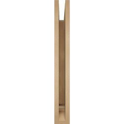 Ekena Millwork - BKTUR035X28X28IMP01RCPR - Timberthane Faux Wood Imperial Style Bracket, Traditional Ends, 3 1/2"W x 28"D x 28"H, Primed Tan