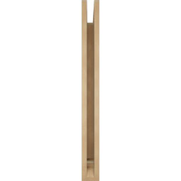 Ekena Millwork - BKTUR035X28X36IMP01RCPR - Timberthane Faux Wood Imperial Style Bracket, Traditional Ends, 3 1/2"W x 28"D x 36"H, Primed Tan