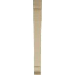 Ekena Millwork - BKTUR035X30X36IMP01RCPR - Timberthane Faux Wood Imperial Style Bracket, Traditional Ends, 3 1/2"W x 30"D x 36"H, Primed Tan