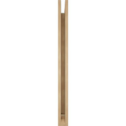 Ekena Millwork - BKTUR035X32X44IMP01RCPR - Timberthane Faux Wood Imperial Style Bracket, Traditional Ends, 3 1/2"W x 32"D x 44"H, Primed Tan