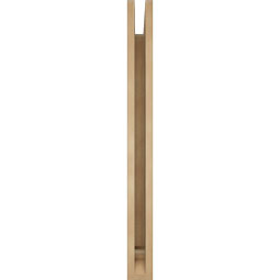Ekena Millwork - BKTUR035X34X38IMP01RCPR - Timberthane Faux Wood Imperial Style Bracket, Traditional Ends, 3 1/2"W x 34"D x 38"H, Primed Tan
