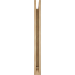 Ekena Millwork - BKTUR035X34X40IMP01RCPR - Timberthane Faux Wood Imperial Style Bracket, Traditional Ends, 3 1/2"W x 34"D x 40"H, Primed Tan