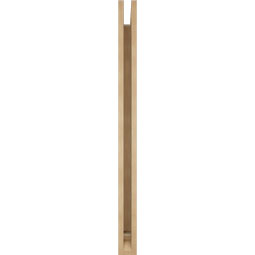 Ekena Millwork - BKTUR035X36X48IMP01RCPR - Timberthane Faux Wood Imperial Style Bracket, Traditional Ends, 3 1/2"W x 36"D x 48"H, Primed Tan