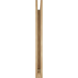 Ekena Millwork - BKTUR035X38X38IMP01RCPR - Timberthane Faux Wood Imperial Style Bracket, Traditional Ends, 3 1/2"W x 38"D x 38"H, Primed Tan