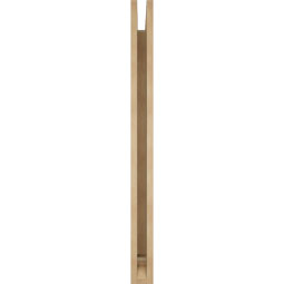 Ekena Millwork - BKTUR035X38X44IMP01RCPR - Timberthane Faux Wood Imperial Style Bracket, Traditional Ends, 3 1/2"W x 38"D x 44"H, Primed Tan