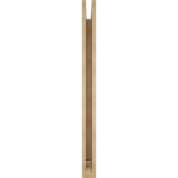 Ekena Millwork - BKTUR035X40X44IMP01RCPR - Timberthane Faux Wood Imperial Style Bracket, Traditional Ends, 3 1/2"W x 40"D x 44"H, Primed Tan