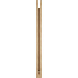 Ekena Millwork - BKTUR035X44X48IMP01RCPR - Timberthane Faux Wood Imperial Style Bracket, Traditional Ends, 3 1/2"W x 44"D x 48"H, Primed Tan
