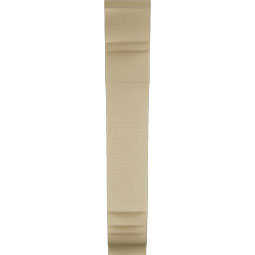 Ekena Millwork - BKTUR055X22X34IMP01RCPR - Timberthane Faux Wood Imperial Style Bracket, Traditional Ends, 5 1/2"W x 22"D x 34"H, Primed Tan