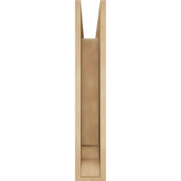 Ekena Millwork - BKTUR055X24X32IMP01RCPR - Timberthane Faux Wood Imperial Style Bracket, Traditional Ends, 5 1/2"W x 24"D x 32"H, Primed Tan