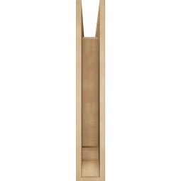 Ekena Millwork - BKTUR055X30X34IMP01RCPR - Timberthane Faux Wood Imperial Style Bracket, Traditional Ends, 5 1/2"W x 30"D x 34"H, Primed Tan