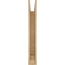 Ekena Millwork - BKTUR055X36X42IMP01RCPR - Timberthane Faux Wood Imperial Style Bracket, Traditional Ends, 5 1/2"W x 36"D x 42"H, Primed Tan