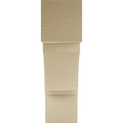 Ekena Millwork - BKTURIMP44 - Timberthane Rough Cedar Faux Wood Imperial Block Bracket