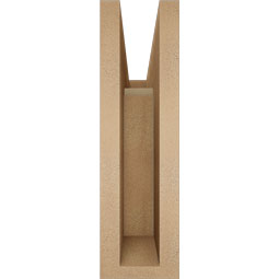 Ekena Millwork - BKTURIMP44 - Timberthane Rough Cedar Faux Wood Imperial Block Bracket