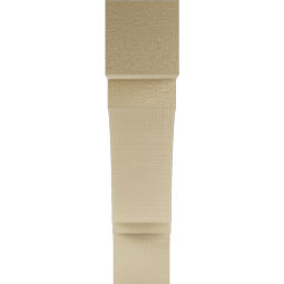 Ekena Millwork - BKTURIMP44 - Timberthane Rough Cedar Faux Wood Imperial Block Bracket