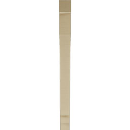 Ekena Millwork - BKTUR035X36X44IMP05RCPR - Timberthane Faux Wood Imperial Style Bracket, Block Ends, 3 1/2"W x 36"D x 44"H, Primed Tan